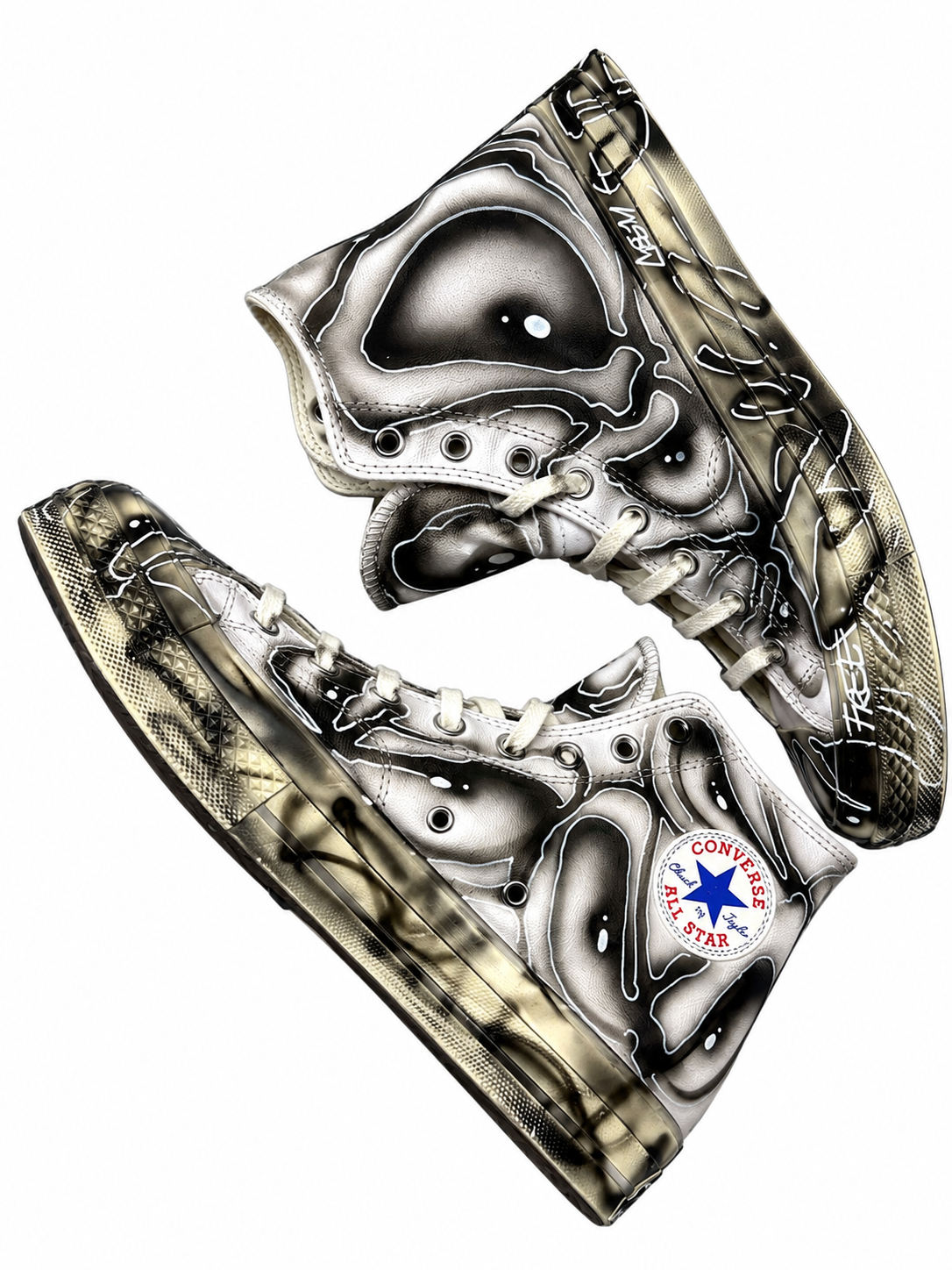 Leather Full Custom Converse 1 of 1