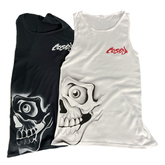 Cosey Tank - White/Black 2-pack