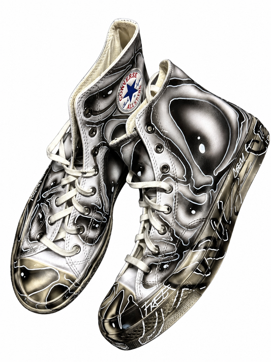 Leather Full Custom Converse 1 of 1