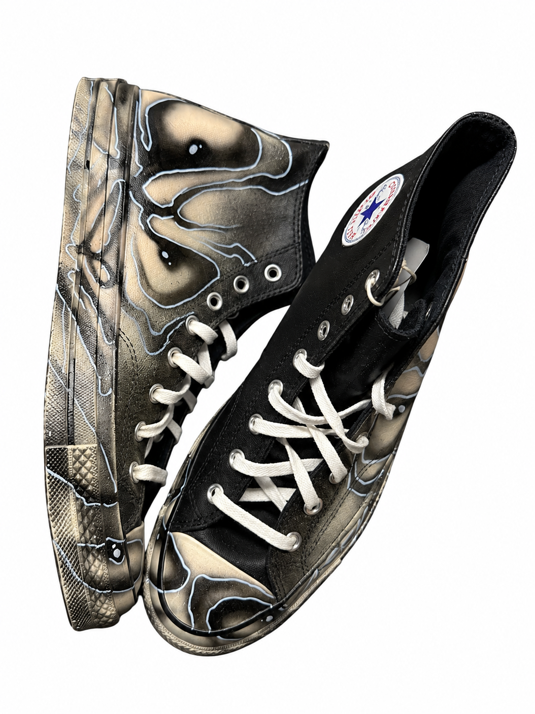 Leather Black Custom Converse 2 of 2